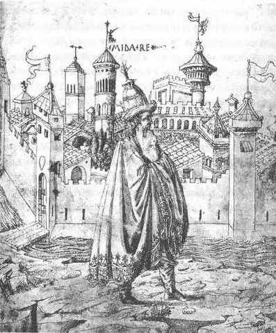 Рис 130 Античный царь Мидас Обратите внимание что на башнях города - фото 32