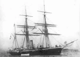 Клипер Крейсер 1892 г Лейтенант Н Н Коломейцев спасает штаб эскадры в - фото 11