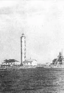 Современный маяк на острове Муостах Маяк Мудьюгский Фото 1913 г - фото 7