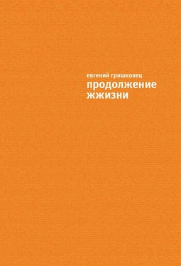 Евгений Гришковец Продолжение ЖЖизни обложка книги