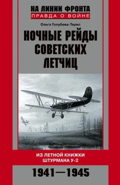 Ольга Голубева-Терес Ночные рейды советских летчиц. Из летной книжки штурмана У-2. 1941–1945 обложка книги