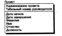 Рис 250 Сущность Проект Предположим сущность Проект содержит - фото 155