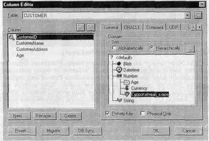 Рис 263 Диалог Column Editor Внешне диалог Column Editor напоминает диалог - фото 169