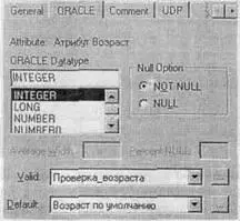 Рис 264 Закладка СУБД диалога Column Editor CommentСлужит для внесения - фото 170