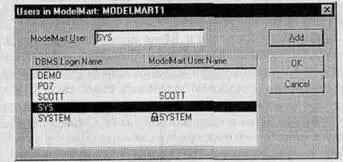 Рис 34 Users in ModelMart диалог внесения новых пользователей Не все - фото 263