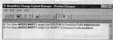 Рис 36 Диалог ModelMart Change Control Manager Щелчок по кнопке приведет - фото 265
