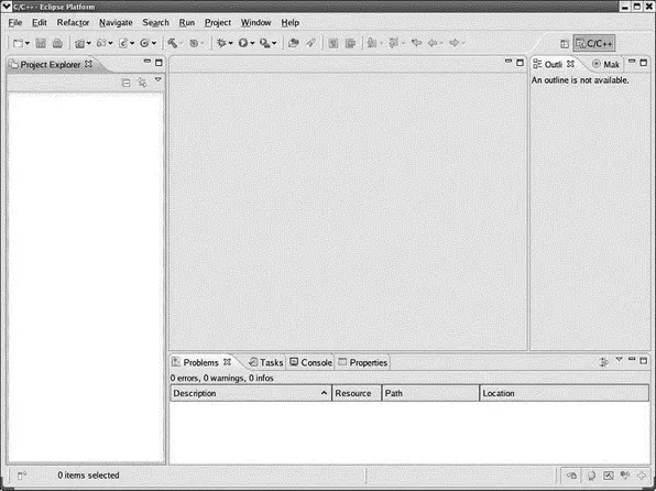 Figure 33 Empty workbench Across the top of the workbench window is a menu - фото 19