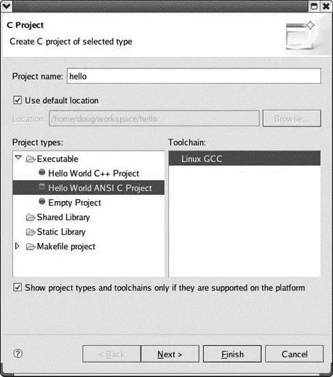 Figure 34 New project dialog 33 Perspectives Editors and Views The - фото 21
