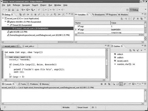 Figure 45 Debug perspective If the launch configuration dialog did not come - фото 45