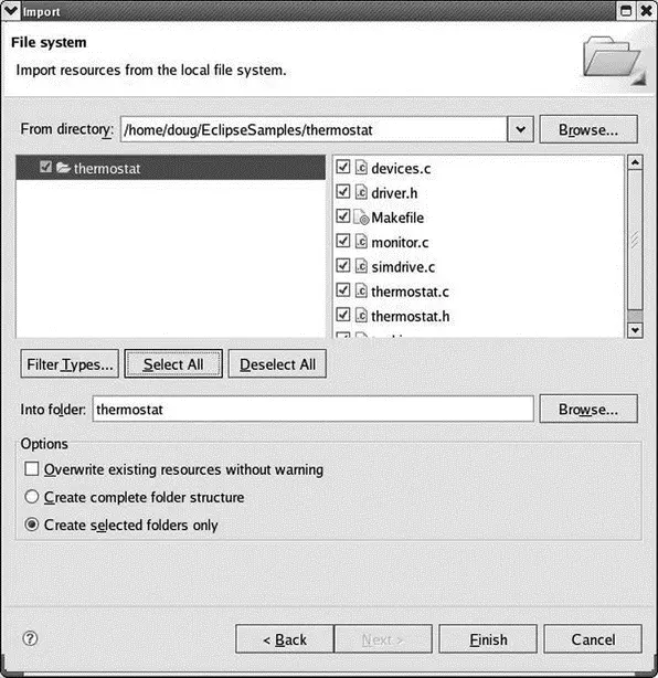 Figure 52 Import File System dialog Rightclick thermostatand select Build - фото 69