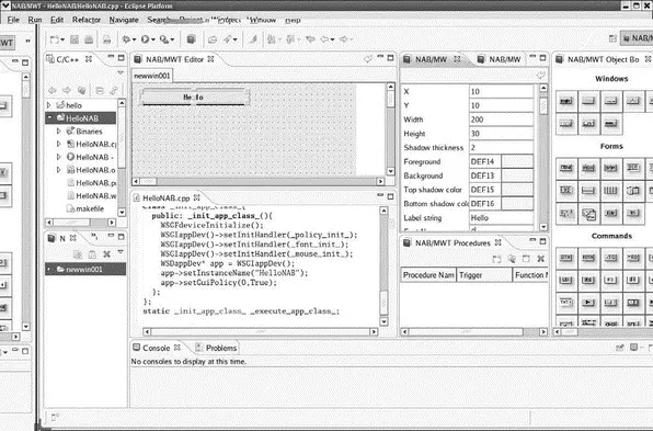 Figure 615 Application window in NABMWT perspective Creating an Event - фото 96