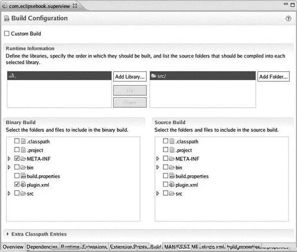 Figure 710 Build Configuration The Binary Buildis what you specify for - фото 110