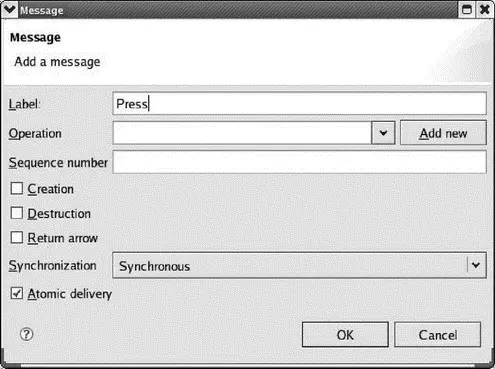 Figure 813 Message dialog Here you can also specify the Operation method - фото 131
