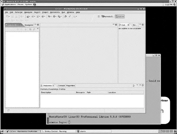 Figure 99 DevRocket simulation The desktop initially has three windows open - фото 152