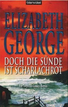 Elizabeth George Doch die Sünde ist scharlachrot обложка книги