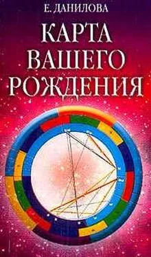 Елизавета Данилова Карта вашего рождения обложка книги