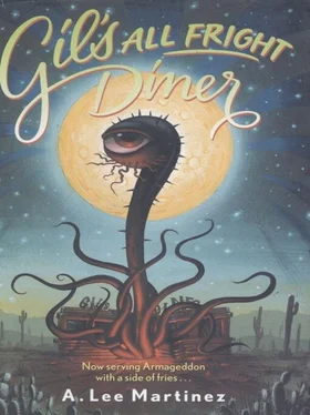 Alex Lee Martinez Gil's All Fright Diner обложка книги