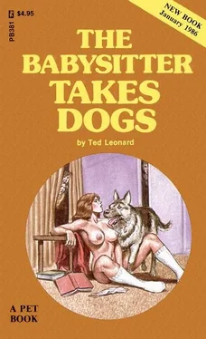 Ted Leonard The babysitter takes dogs обложка книги