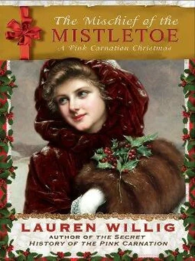 Лорен Уиллиг The Mischief of the Mistletoe обложка книги