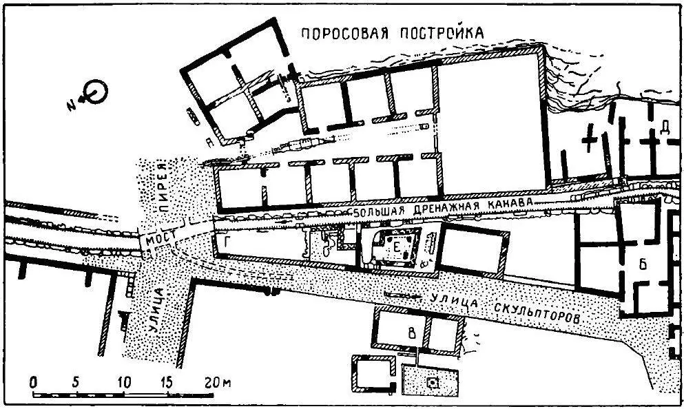 План северной части ремесленного квартала в доримский период Однако большей - фото 40