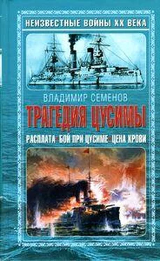 Владимир Семёнов Трагедия Цусимы обложка книги