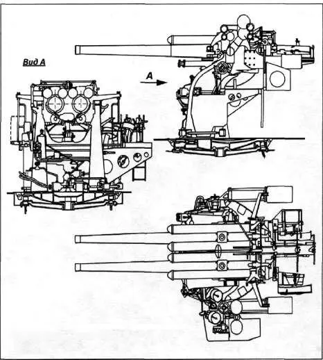 Спаренная 120мм зенитная артустановка 45 со WNendo Shiki 12 cm Nakajima - фото 38