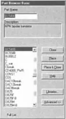Рис 17 Окно Part Browser Basic Рис 18 Диалоговое окно Part Browser - фото 9