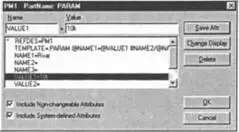 Рис 728 Окно атрибутов элемента PARAMETERS с установками для регистрации - фото 201
