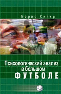 Борис Хигир Психологический анализ в большом футболе