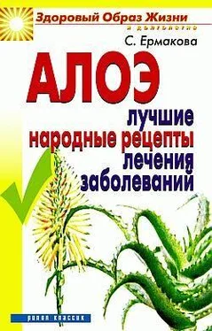 Светлана Ермакова Алоэ. Лучшие народные рецепты лечения заболеваний обложка книги