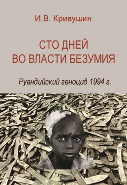 Иван Кривушин Сто дней во власти безумия. Руандийский геноцид 1994 г. обложка книги
