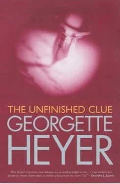 Джорджетт Хейер The Unfinished Clue обложка книги