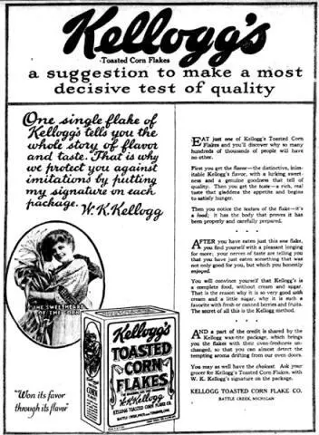 Vintage Kelloggs cereal advertisement c 1919 Source Library of Congress - фото 20
