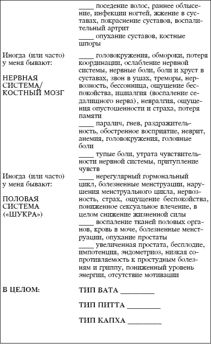 Опросный лист II Врожденная конституция Целью этой анкеты является получение по - фото 22