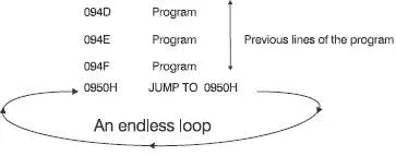 Figure 96 One way of stopping a microprocessor So where does the label come - фото 107