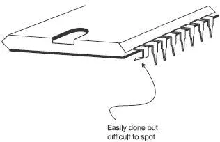 Figure 185 Pin bending not recommended The likely pins that are worth checking - фото 177