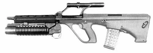 Steyr AUG с 40 мм гранатометом M203 Steyr AUG A1 Carbine со стволом длиной - фото 12