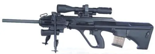 Steyr AUG A3 Sniper с удлиненным стволом съемными сошками и передней - фото 17