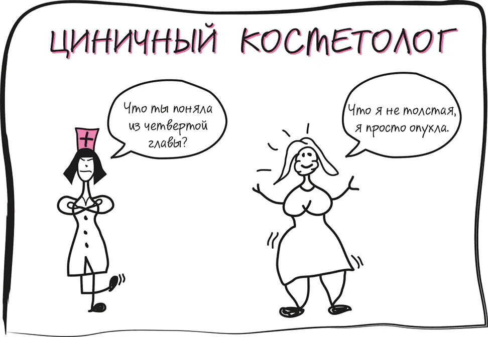 Глава 5 Целлюлит и нецеллюлит В этой главе вы столкнетесь с ужасающими фактами - фото 74