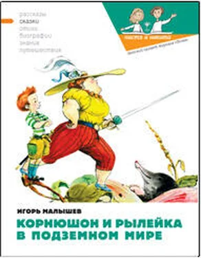 Игорь Малышев Корнюшон и Рылейка в подземном мире обложка книги