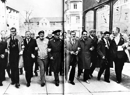 Вместе по улицам Торгау как и в апреле 1945 года Встречи встречи встречи - фото 43