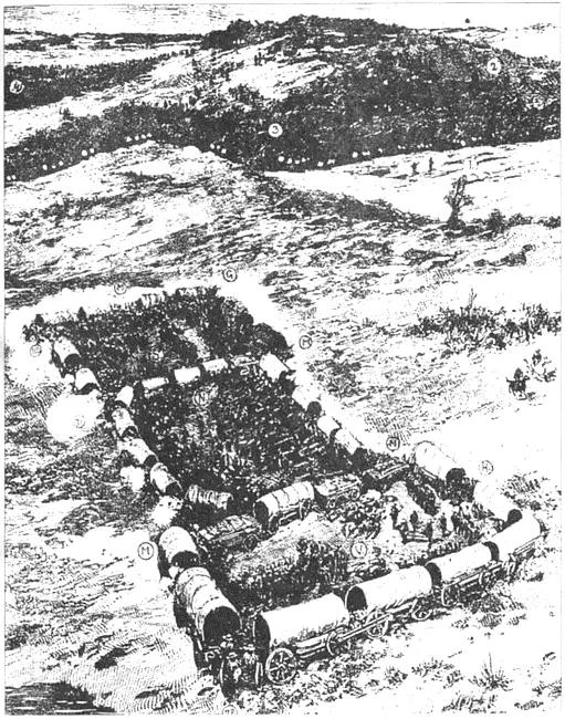 Лагерь во время восстания 1896 г Кагуби один из вождей шонов - фото 15