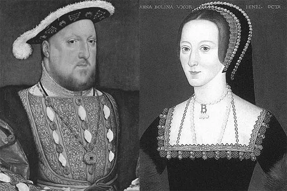 Генрих VIII работа Ганса Гольбейна и Анна Болейн неизвестный художник - фото 5