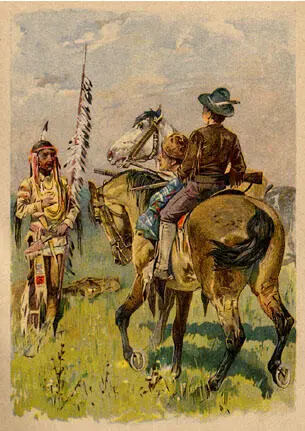 Ah es ist Cayugas Der junge hochgewachsene Cheyenne der so unerwartet vor - фото 2