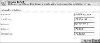 Figure 226The Scripted Installer defines the hostname and IP address - фото 37