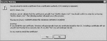 Figure 239The VI Client might issue a warning about an unverified publisher - фото 50