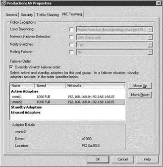 Figure 329The Failover Order policy allows for the designation of active - фото 81