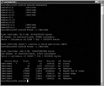 Figure 439The esxcfgvmhbadevs command identifies all the available LUNs for - фото 134