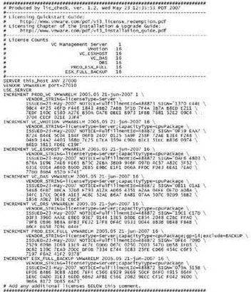 Figure 514This sample serverlic file is human readable is shared by all - фото 159