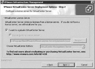 Figure 519A new 60day evaluation mode is available for VirtualCenter - фото 164